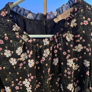 Floral Peplum Blouse